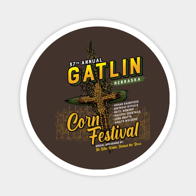 Gatlin Corn Festival Magnet by MindsparkCreative